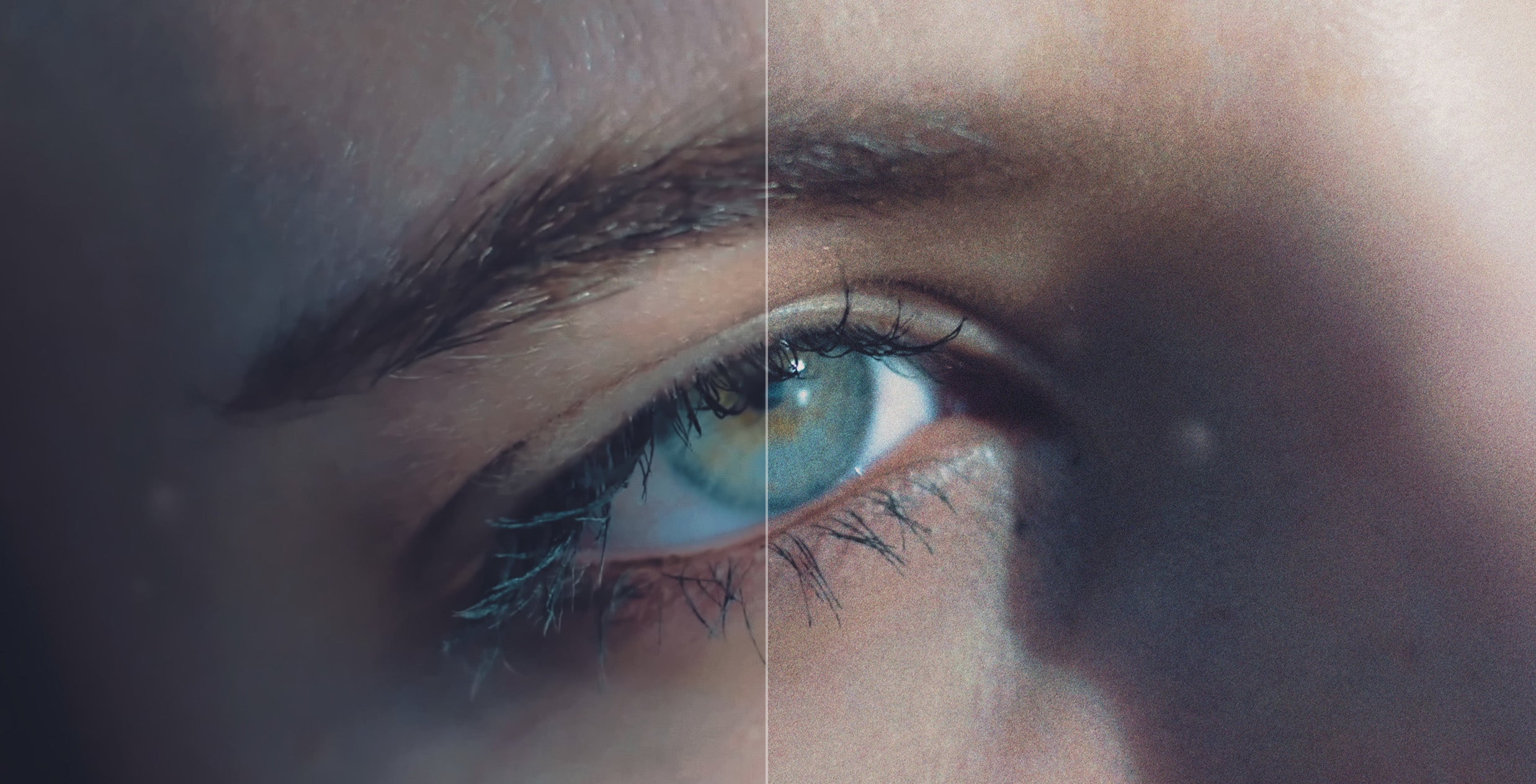 Digital Film grain pack before and after