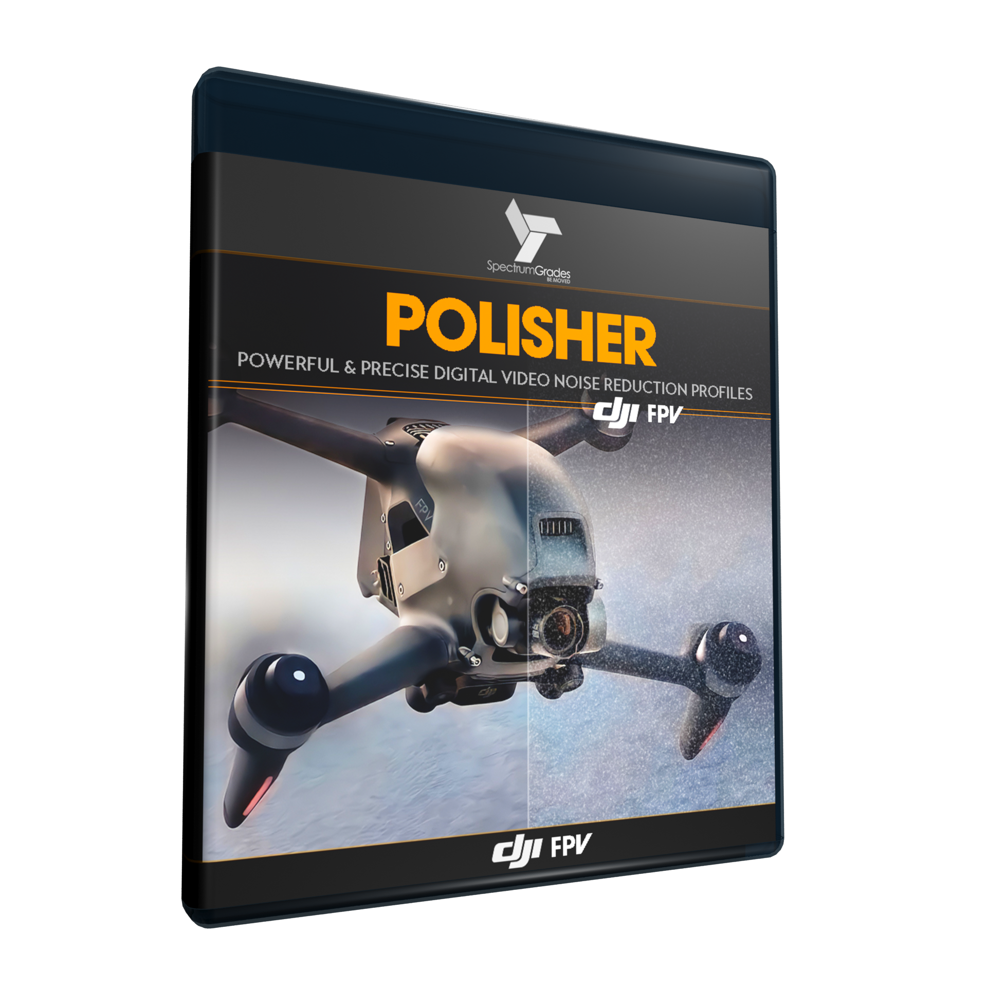 POLISHER DJI FPV neat video digital video noise grain grainy SpectrumGrades